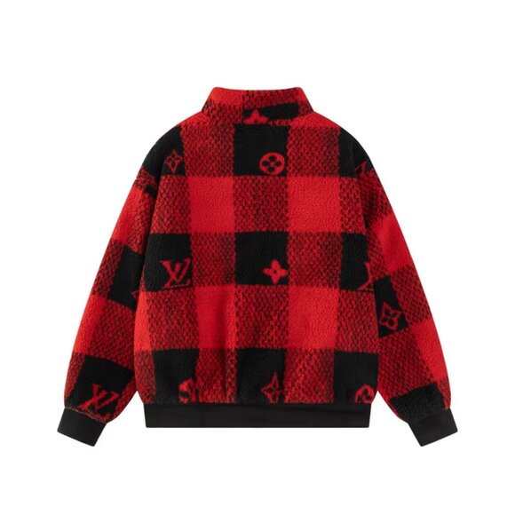 Louis Vuitton Fleece Long-Sleeve Stand Collar Jacket - Picture 2 of 8